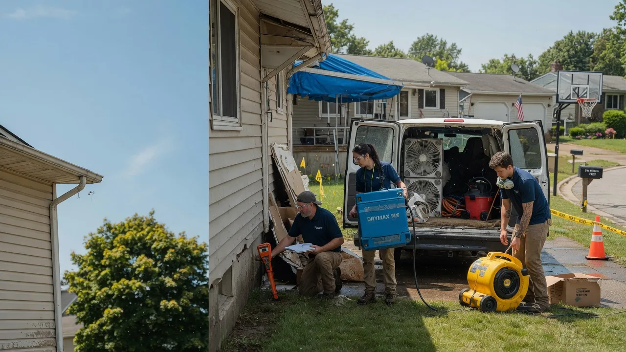 Ceiling Leak Cleanup in Collegeville, PA near me